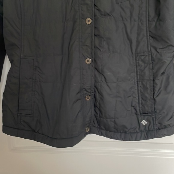 Columbia Women's Cozie Cutie Omni-Shield Softshell Snap Front Jacket Black L - Picture 4 of 7